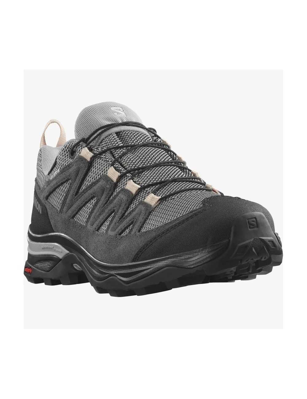 Zapatilla impermeable de senderismo de piel para mujer. X WARD LEATHER GTX W, Salomon, Vents de Muntanya.