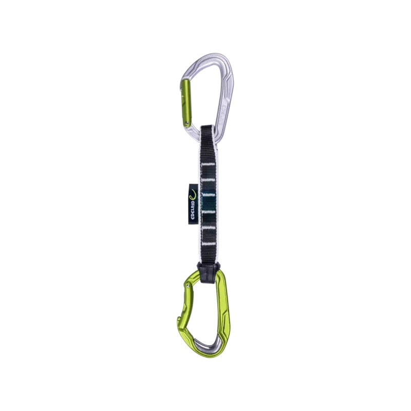 cinta expres de escalada deportiva extremadamente robusto con un inserto de acero para evitar el desgaste prematuro.