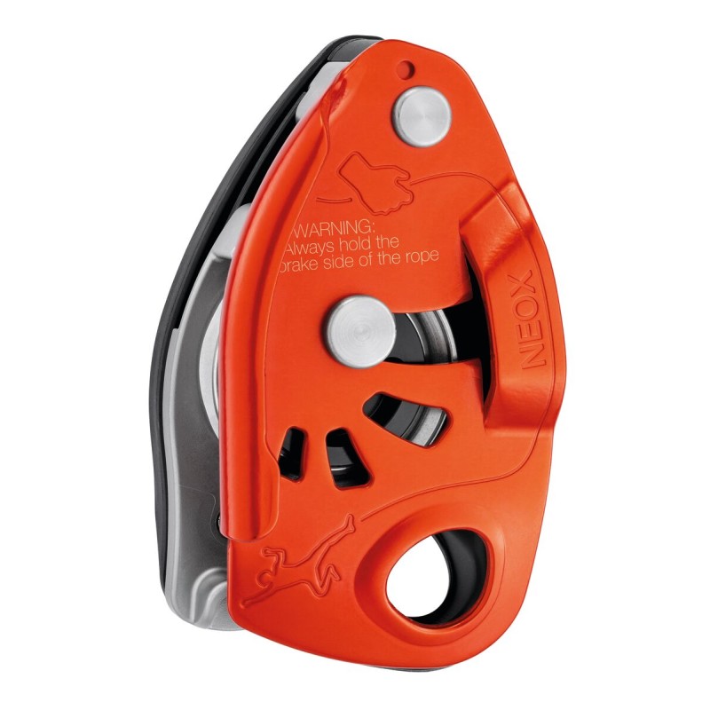 Asegurador de bloqueo asistido NEOX, ORANGE -Petzl