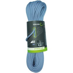 Edelrid Leonidio 9.4 mm es una cuerda de escalada única, muy ligera y versátil, ideal para la escalada deportiva.