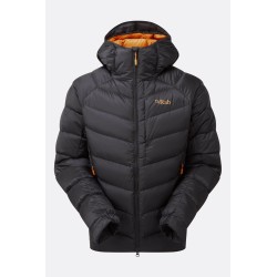 Chaqueta de plumón cálida y compacta para senderismo y montañismo en invierno.