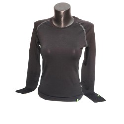 Camiseta manga larga de mujer, con 100% lana Merino, ideal para tus actividades de montaña en invierno