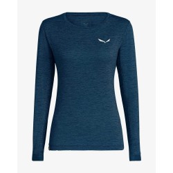 Una camiseta de manga larga para mujer transpirable y de secado rápido para actividades de trekking y hiking.