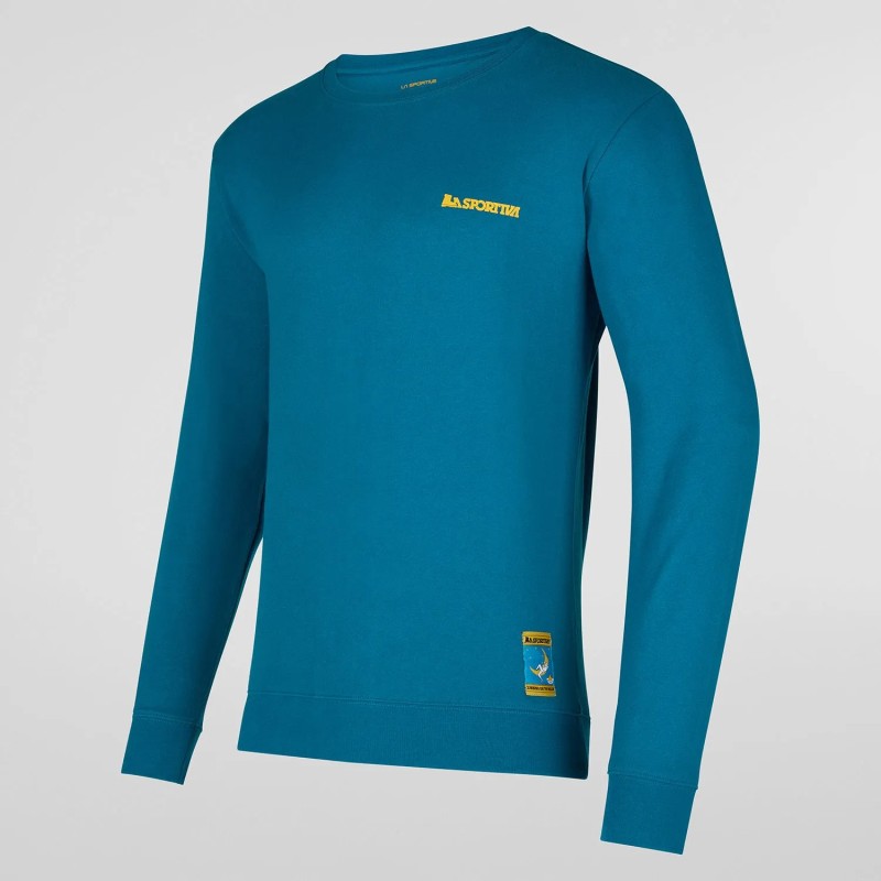 Sudadera de algodón cómoda dedicada a los escaladores.