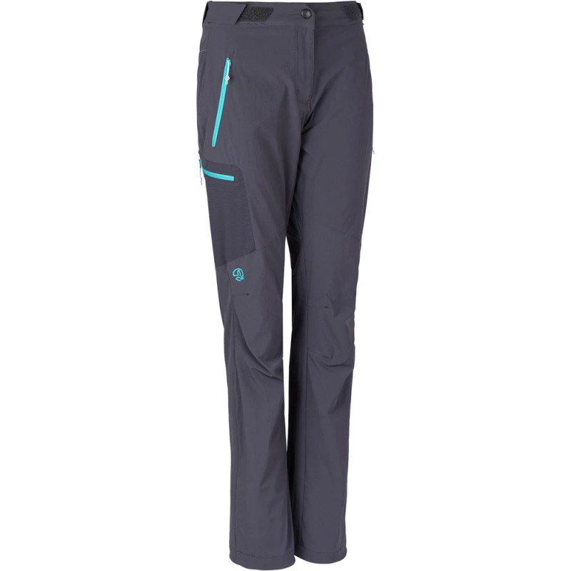 Pantalón técnico de alta gama confeccionado en Shellstretch, un tejido ligero y resistente.