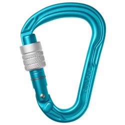 Mosquetón HMS muy compacto y ligero. Ideal para escalada
