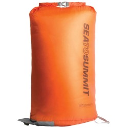 Bolsa de almacenamiento diseñada para poder utilizarla como bomba de aire