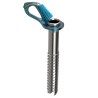 Tornillo de 3 dientes, que permite un enroscado rápido y sencillo.