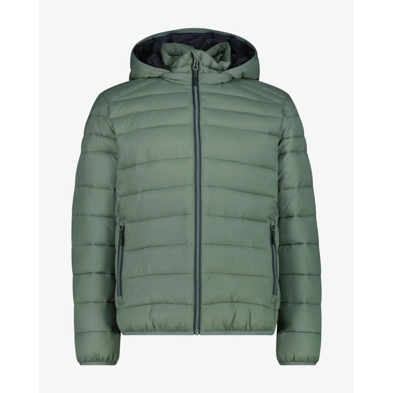 Chaqueta de fibra sintética con capucha desmontable y aislamiento superior, te mantendrá abrigado y seco en cualquier clima.