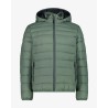 Chaqueta de fibra sintética con capucha desmontable y aislamiento superior, te mantendrá abrigado y seco en cualquier clima.
