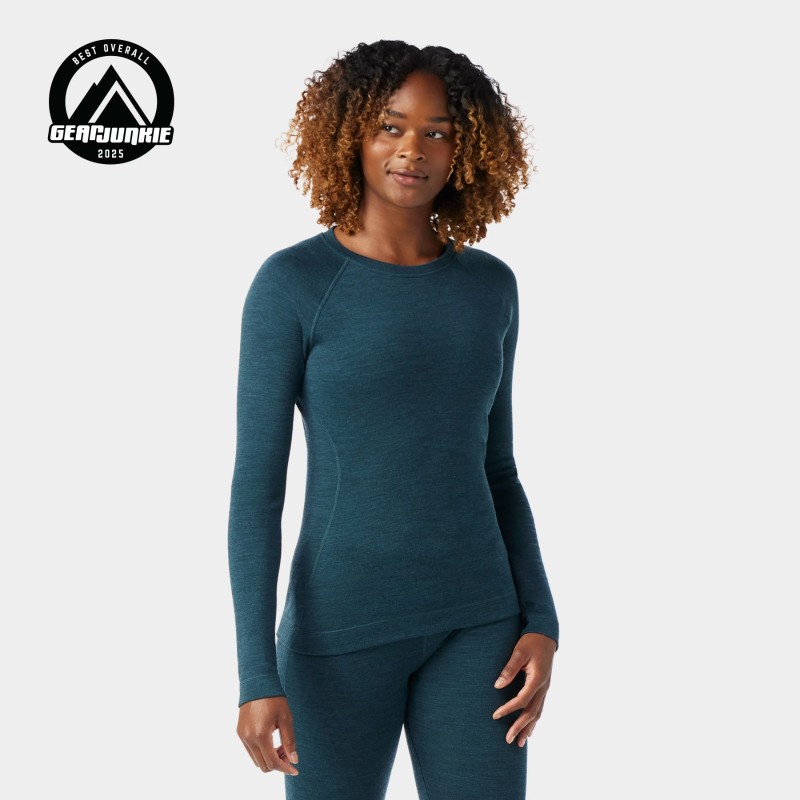 Camiseta térmica 100% lana merino de mujer