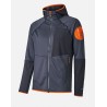 Chaqueta Segunda capa con capucha en tejido reciclado DRYSHELL, elástico y transpirable.