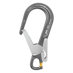Conector direccional de gran abertura y de bloqueo automático, con punto de conexión con cierre.