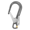 Conector direccional de gran abertura y de bloqueo automático, con punto de conexión con cierre.