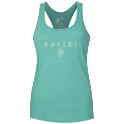 Camiseta sin mangas de escalada, ligera de algodón orgánico para mujer.