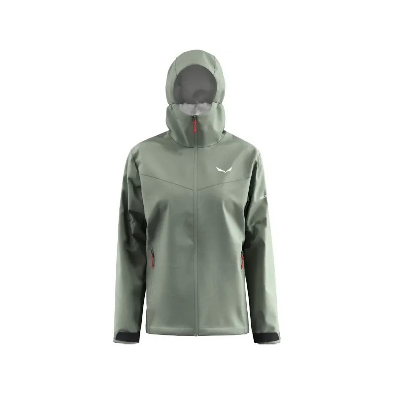 Chaqueta ligera, impermeable y transpirable de 2,5 capas para mujer, para trekking alpino y senderismo.