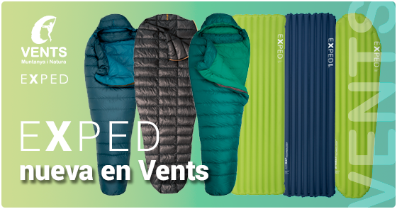 EXPED esterillas sacos novedad vents de muntanya